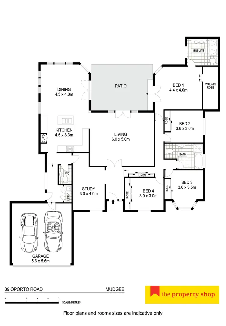 Floorplan of Homely house listing, 39 Oporto Road, Mudgee NSW 2850
