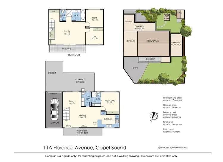 Floorplan of Homely house listing, 11A Florence Avenue, Capel Sound VIC 3940