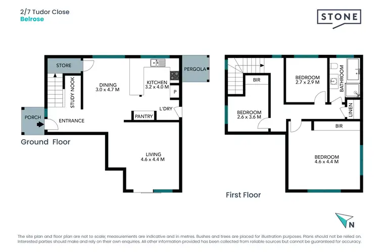 Floorplan of Homely townhouse listing, 2/7 Tudor Close, Belrose NSW 2085