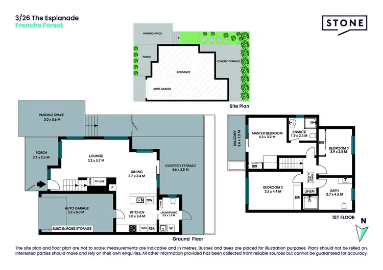Floorplan of Homely townhouse listing, 3/26 The Esplanade, Frenchs Forest NSW 2086