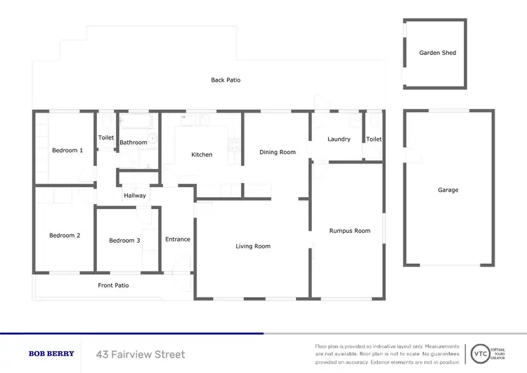 Floorplan of Homely house listing, 43 Fairview Street, Dubbo NSW 2830