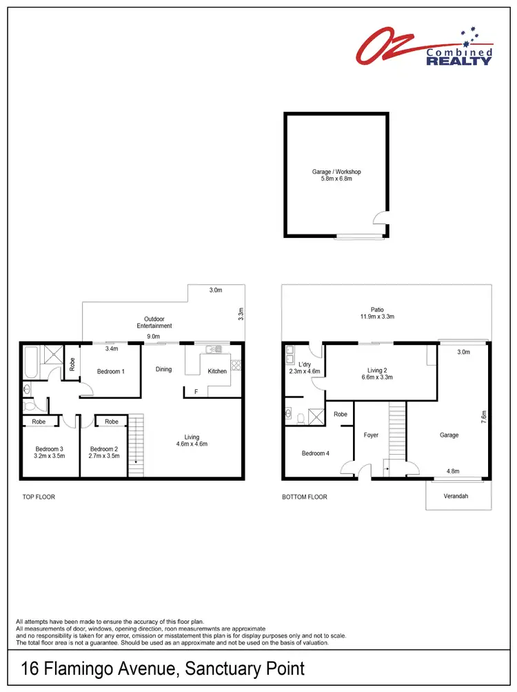 Floorplan of Homely house listing, 16 Flamingo Avenue, Sanctuary Point NSW 2540