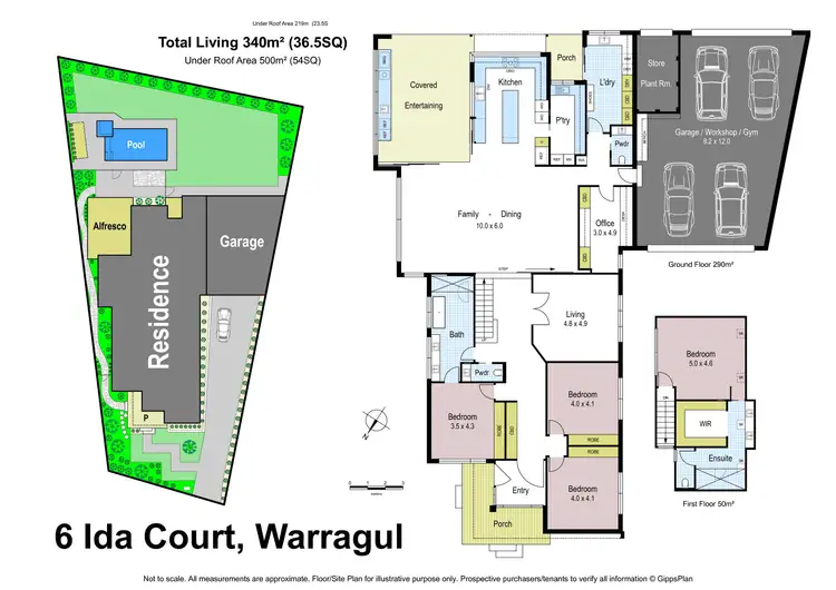 Floorplan of Homely house listing, 6 Ida Court, Warragul VIC 3820