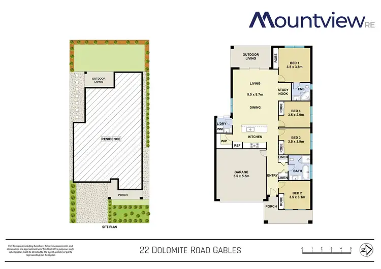 Floorplan of Homely house listing, 22 Dolomite Rd (The Gables), Box Hill NSW 2765