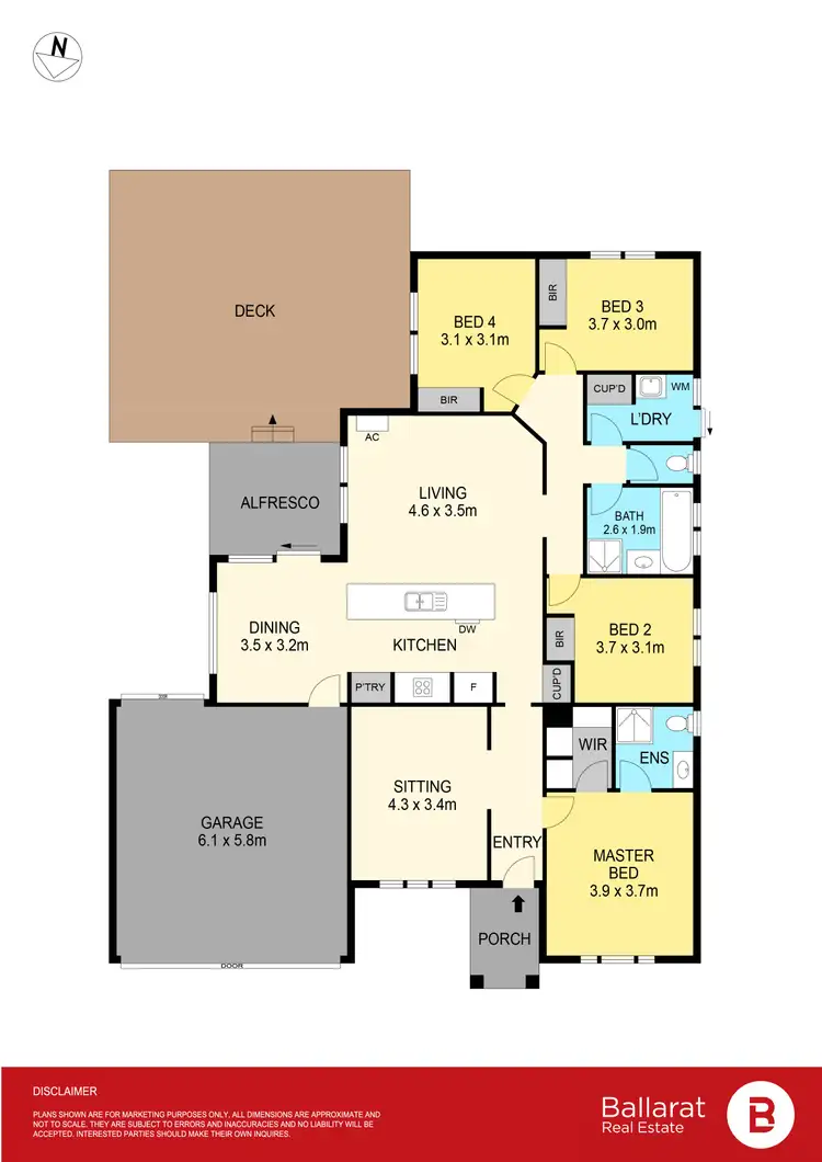 Floorplan of Homely house listing, 27 West End, Winter Valley VIC 3358