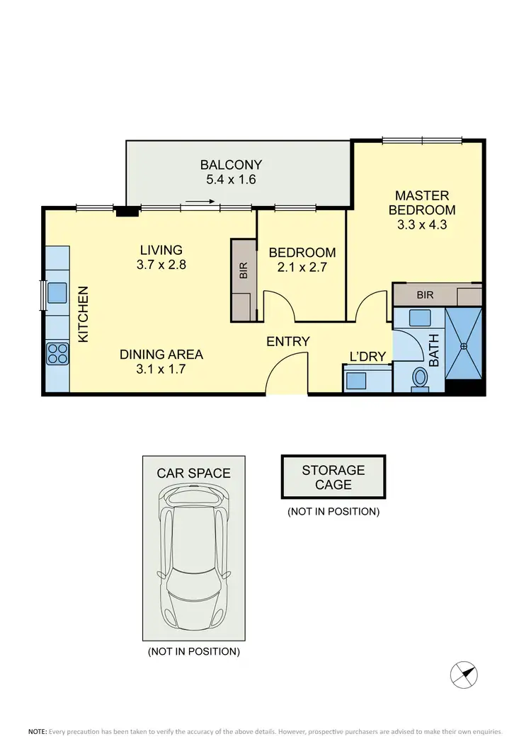 Floorplan of Homely apartment listing, 203/503 Keilor Road, Niddrie VIC 3042