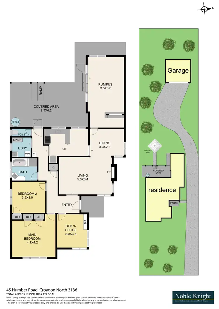 Floorplan of Homely house listing, 45 Humber Road, Croydon North VIC 3136