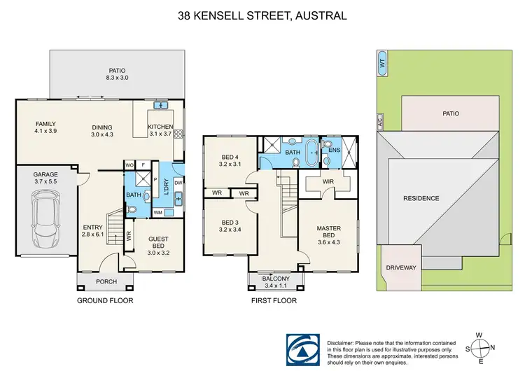 Floorplan of Homely house listing, 38 Kensell Street, Austral NSW 2179