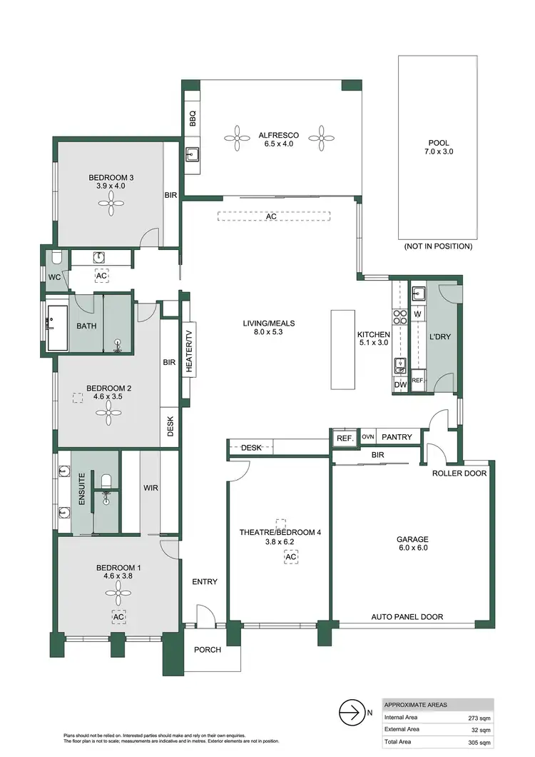Floorplan of Homely house listing, 1A Hanson Avenue, Heathpool SA 5068