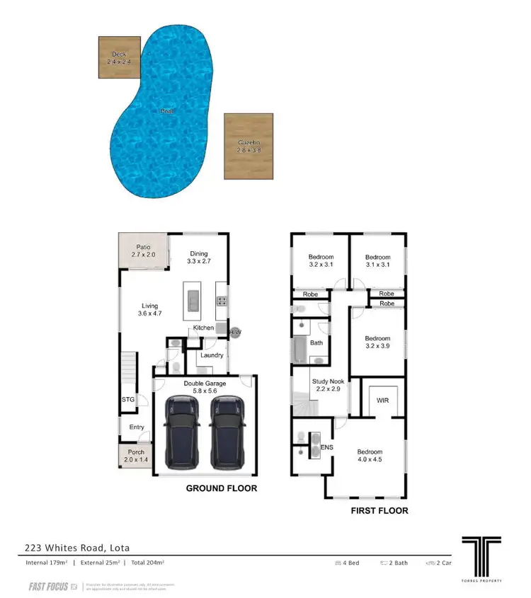 Floorplan of Homely house listing, 223 Whites Road, Lota QLD 4179