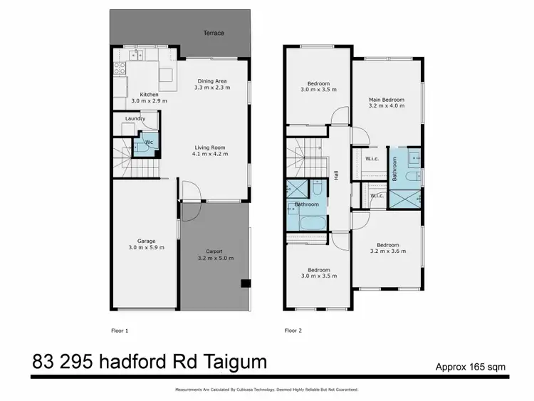 Floorplan of Homely townhouse listing, 83/281-295 Handford Road, Taigum QLD 4018