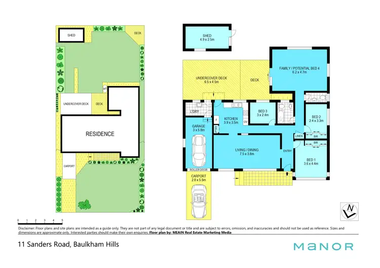 Floorplan of Homely house listing, 11 Sanders Road, Baulkham Hills NSW 2153