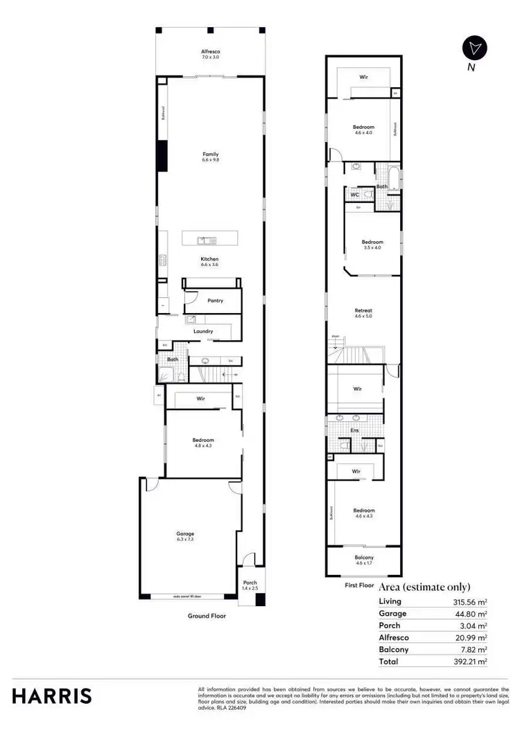 Floorplan of Homely house listing, 121A Redward Avenue, Greenacres SA 5086