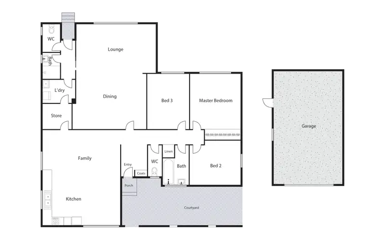 Floorplan of Homely house listing, 14 Pridham Street, Farrer ACT 2607