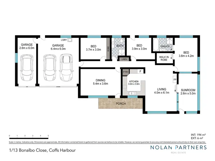 Floorplan of Homely house listing, 1/13 Bonalbo Close, Coffs Harbour NSW 2450
