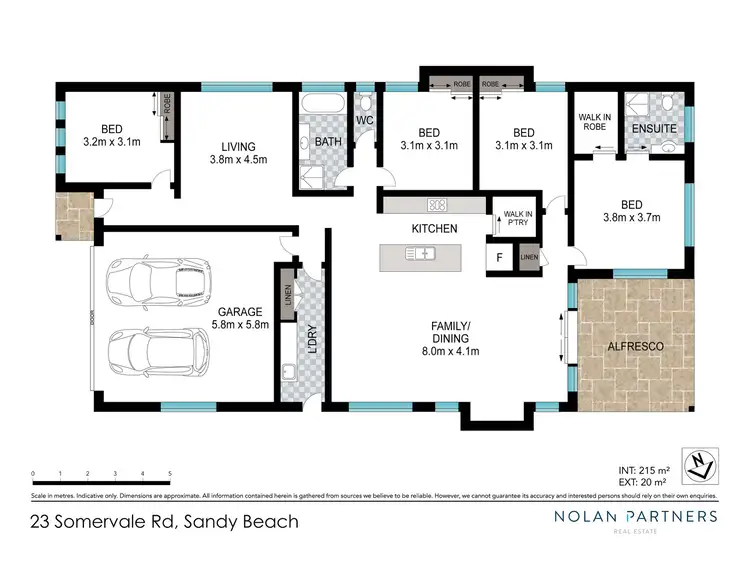 Floorplan of Homely house listing, 23 Somervale Road, Sandy Beach NSW 2456