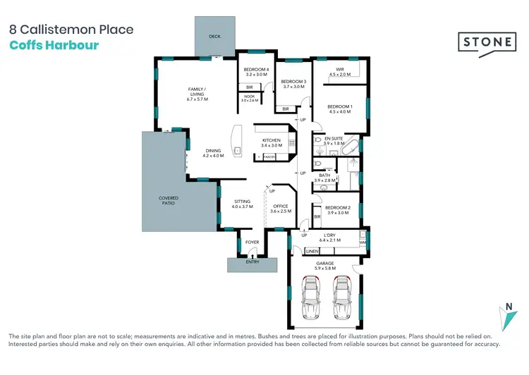 Floorplan of Homely house listing, 8 Callistemon Place, Coffs Harbour NSW 2450
