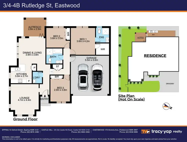 Floorplan of Homely villa listing, 3/4-4B Rutledge Street, Eastwood NSW 2122