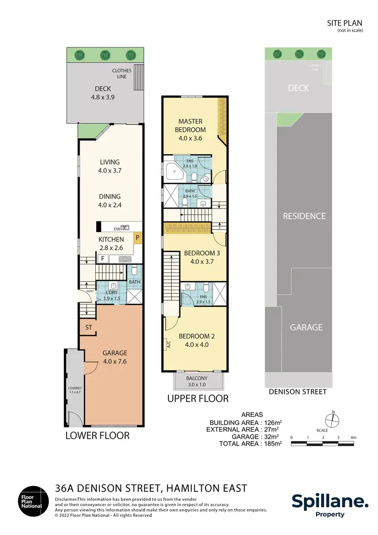 Floorplan of Homely house listing, 36a Denison Street, Hamilton East NSW 2303