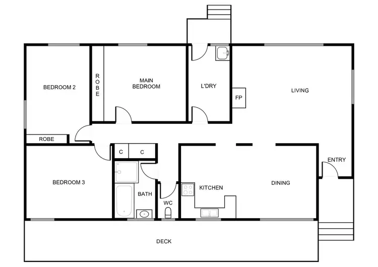 Floorplan of Homely house listing, 106 Bacchus Circuit, Kambah ACT 2902