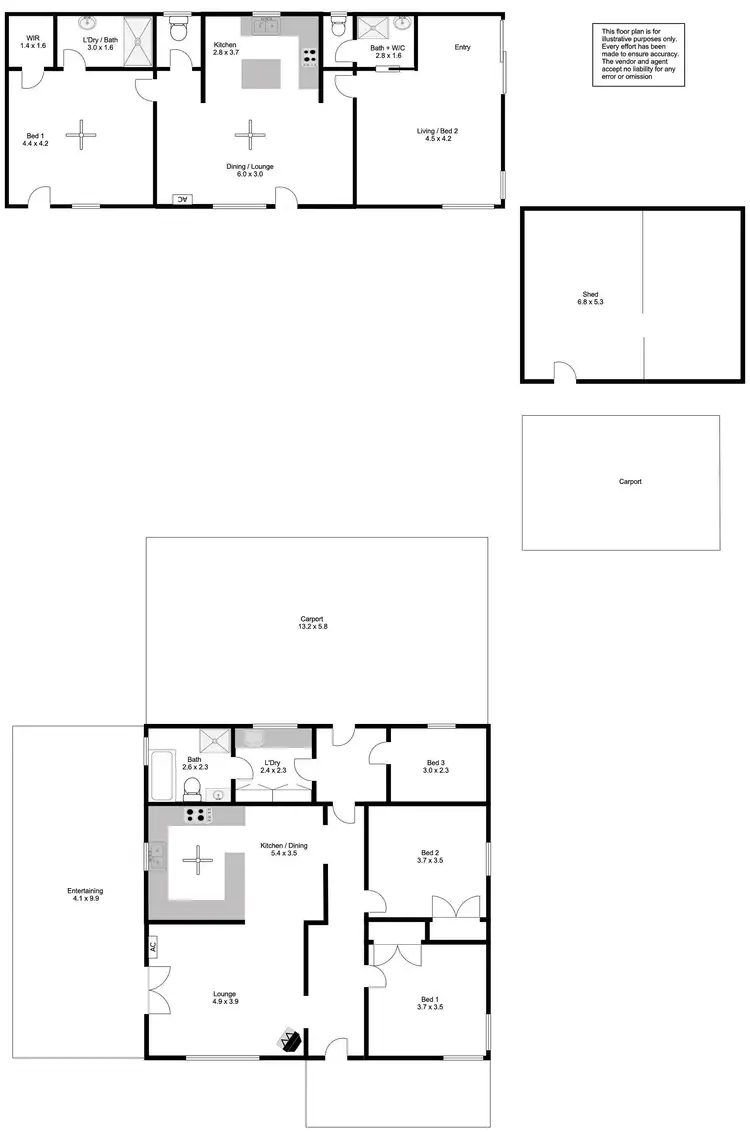 Floorplan of Homely house listing, 1 Hamilton Avenue, Port Lincoln SA 5606