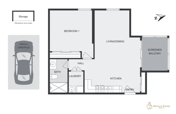 Floorplan of Homely apartment listing, 202/3 George Street, Warwick Farm NSW 2170