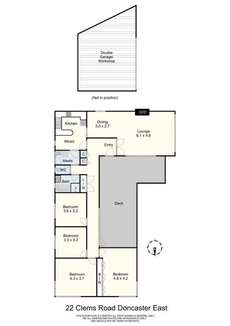 Floorplan of Homely house listing, 22 St Clems Road, Doncaster East VIC 3109