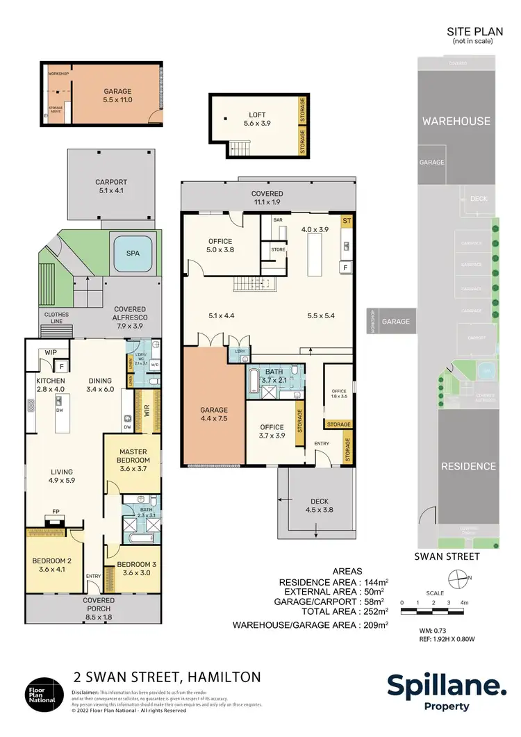 Floorplan of Homely house listing, 2 Swan Street, Hamilton NSW 2303