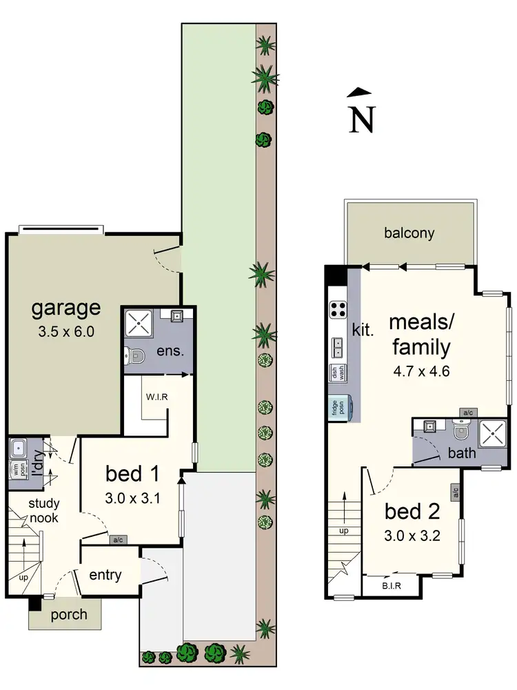 Floorplan of Homely townhouse listing, 6 Pablo Place, Lilydale VIC 3140