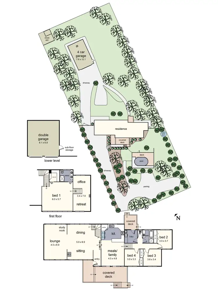 Floorplan of Homely house listing, 62 Falkingham Road, Mount Evelyn VIC 3796