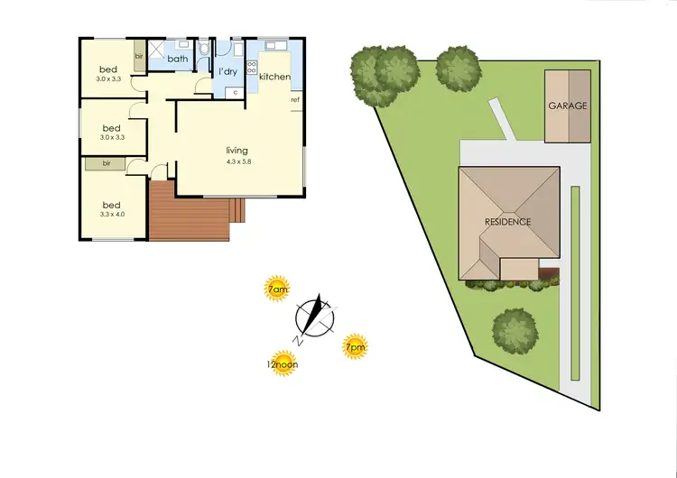 Floorplan of Homely house listing, 55 Aleppo Crescent, Frankston North VIC 3200