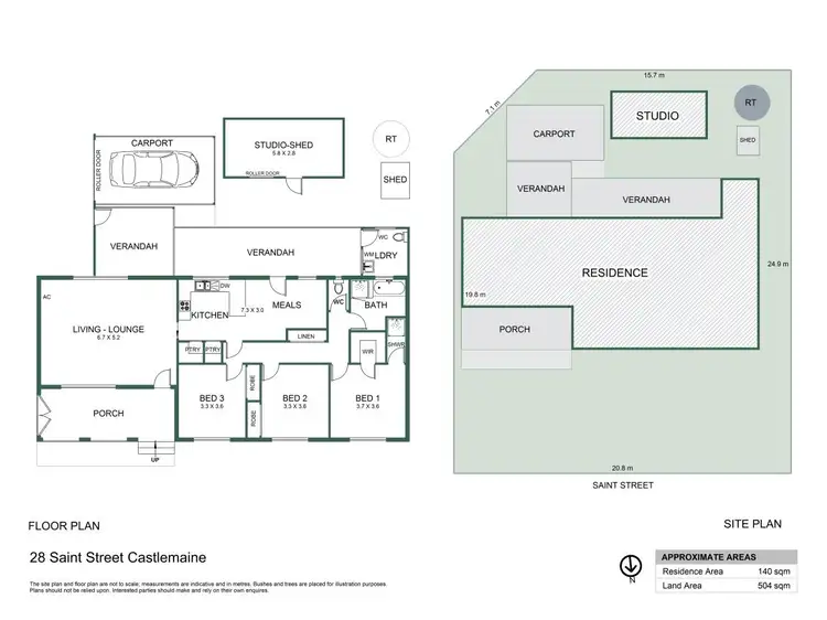 Floorplan of Homely house listing, 28 Saint Street, Castlemaine VIC 3450