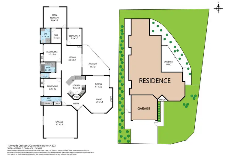 Floorplan of Homely house listing, 1 Armada Crescent, Currumbin Waters QLD 4223
