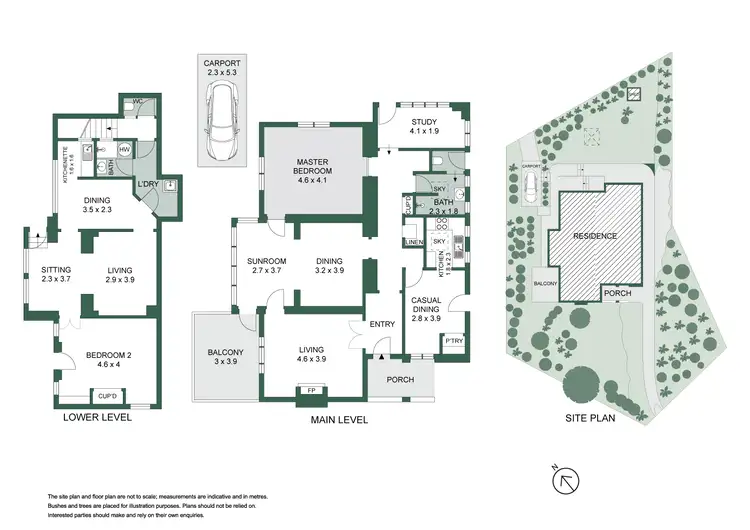 Floorplan of Homely house listing, 11 Robert Street, Greenwich NSW 2065