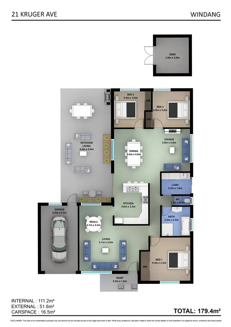 Floorplan of Homely house listing, 21 Kruger Avenue, Windang NSW 2528