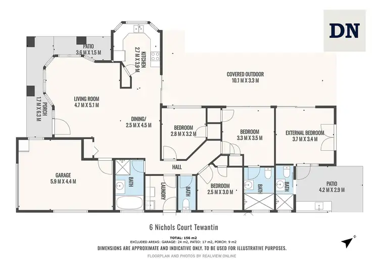 Floorplan of Homely house listing, 6 Nichols Court, Tewantin QLD 4565