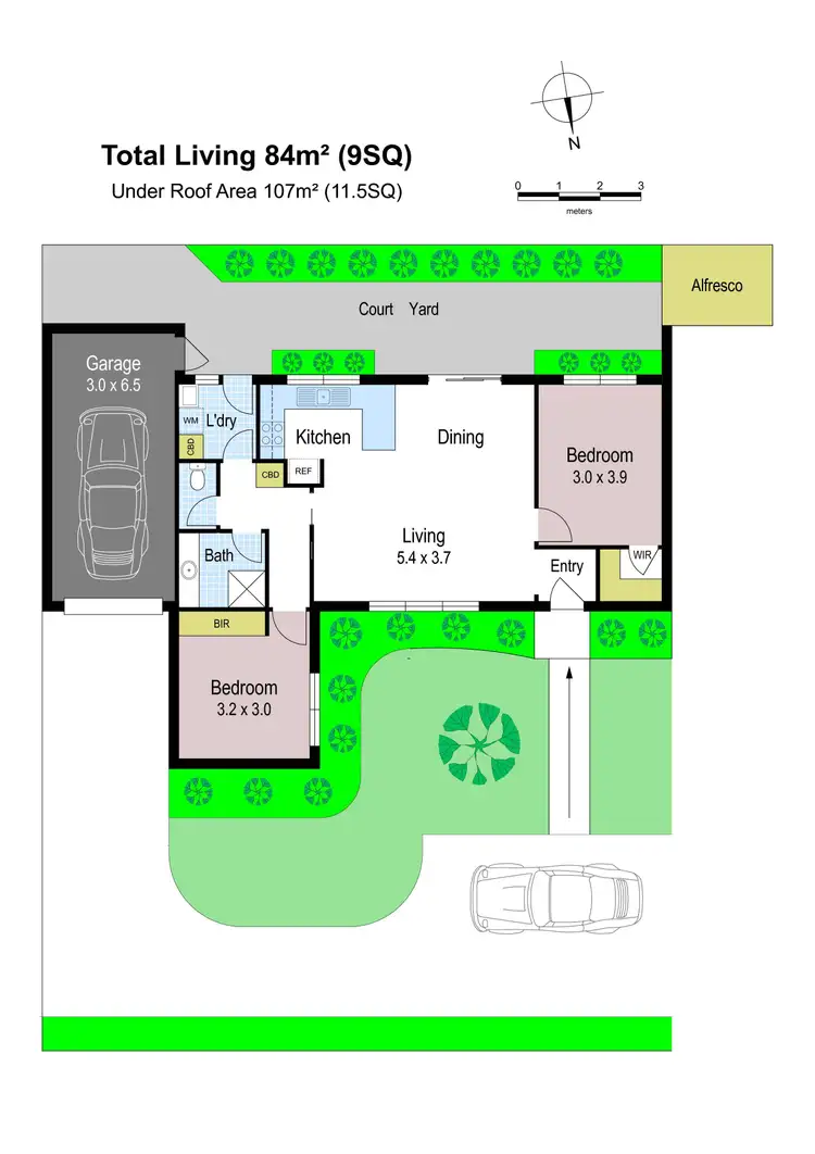 Floorplan of Homely unit listing, 2/8 Hopetoun Road, Drouin VIC 3818