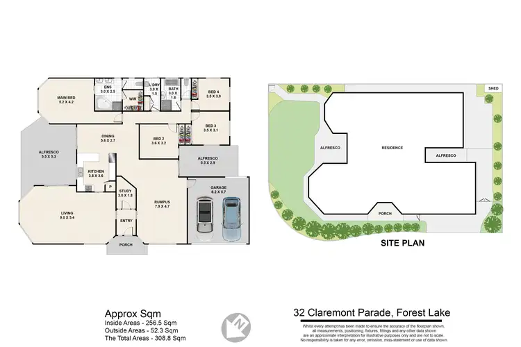 Floorplan of Homely house listing, 32 Claremont Parade, Forest Lake QLD 4078