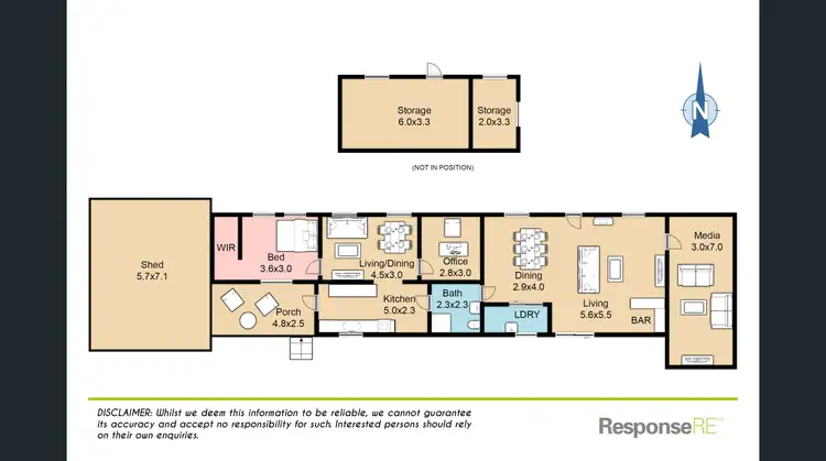 Floorplan of Homely house listing, 6 Chaucer Road, Riverstone NSW 2765