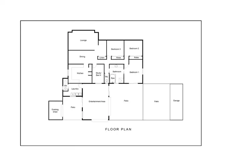 Floorplan of Homely house listing, 1428 Yakapari Seaforth Road, Mount Jukes QLD 4740