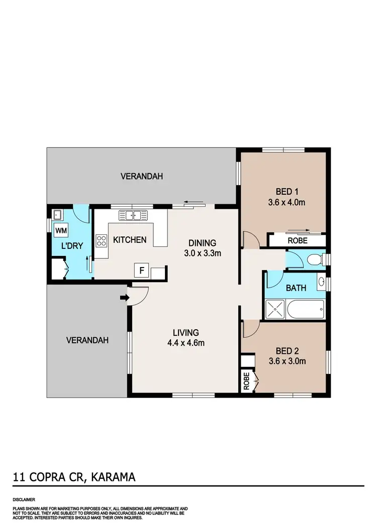 Floorplan of Homely house listing, 11 Copra Crescent, Karama NT 812