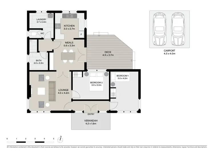 Floorplan of Homely house listing, 5 Gent Street, Ballarat East VIC 3350
