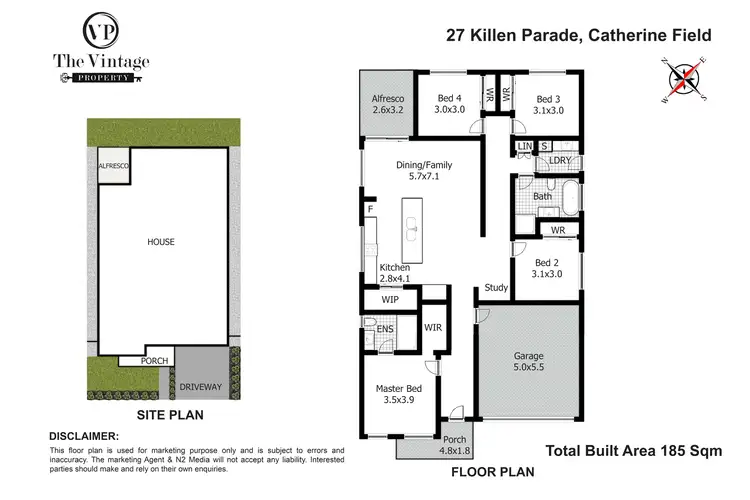 Floorplan of Homely house listing, 27 Killen Parade, Catherine Field NSW 2557