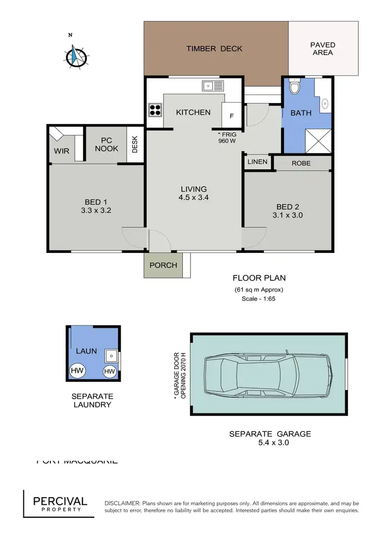 Floorplan of Homely villa listing, 2/38-40 Lake Road, Port Macquarie NSW 2444