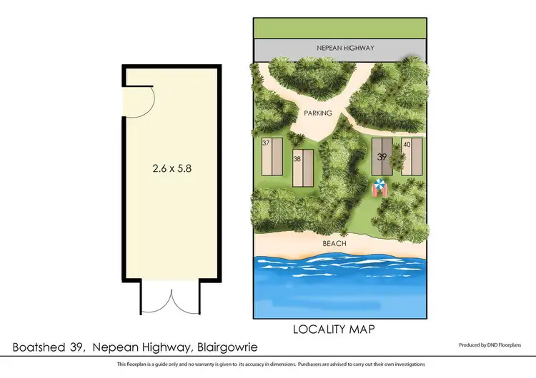 Floorplan of Homely house listing, Boatshed 39, Blairgowrie VIC 3942