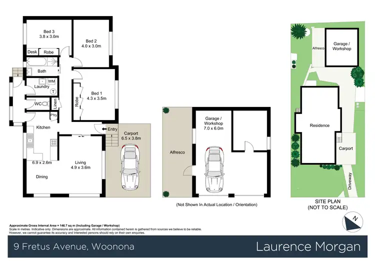 Floorplan of Homely house listing, 9 Fretus Avenue, Woonona NSW 2517