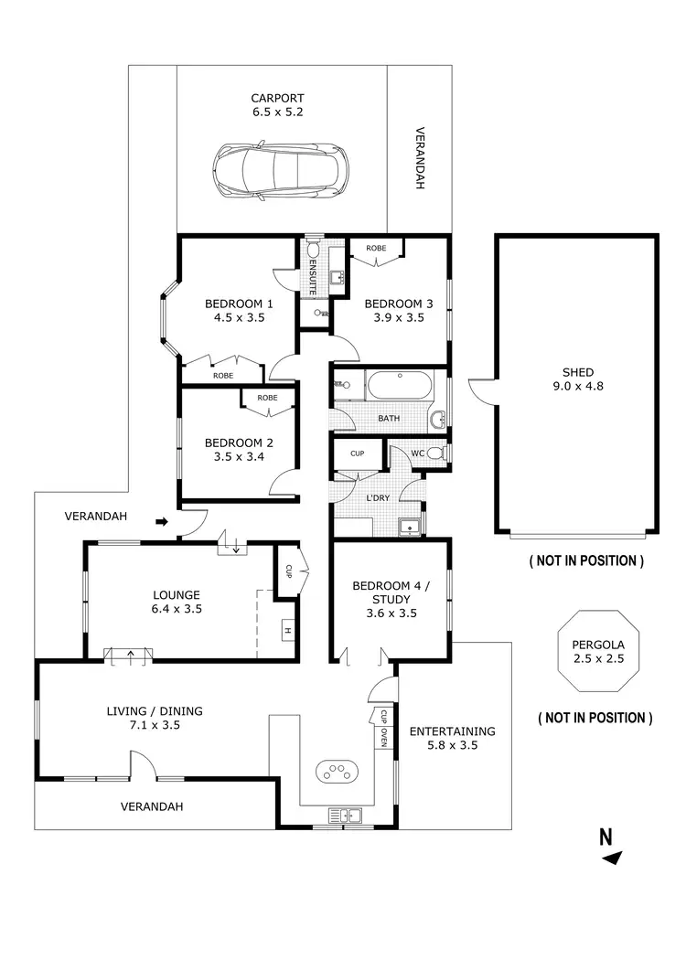 Floorplan of Homely house listing, 30 Mistletoe Street, Golden Square VIC 3555