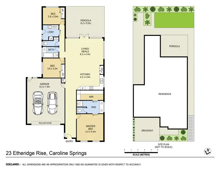 Floorplan of Homely house listing, 23 Etheridge Rise, Caroline Springs VIC 3023