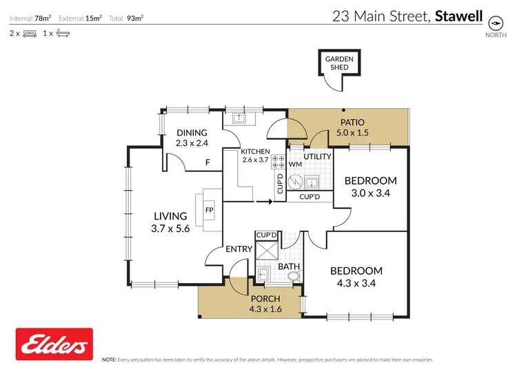 Floorplan of Homely house listing, 23 Main Street, Stawell VIC 3380