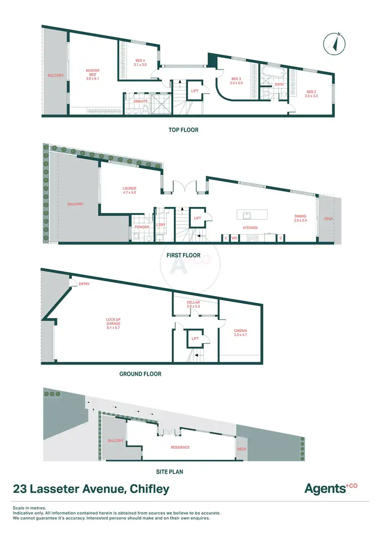 Floorplan of Homely house listing, 23 Lasseter Avenue, Chifley NSW 2036